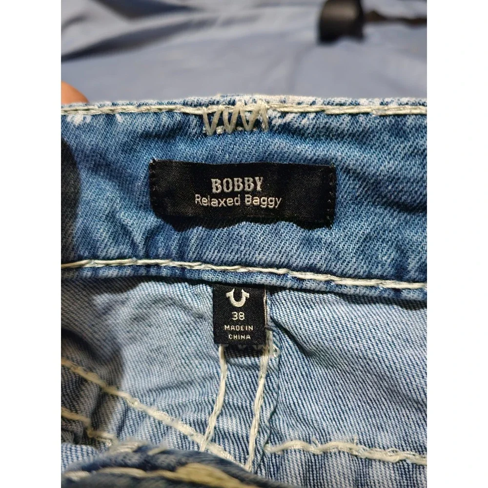 True Religion Men's Bobby Super T Discharge Bandana Sz 38W x 32L